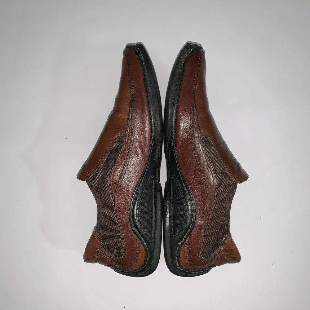 Cole Haan Shoes Mens 11 Brown Driving Moc Leather Slip On Loafers 161CD7469